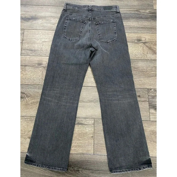 Adriano Goldschmied Jeans Kinsely High Rise Pop Crop Black Size 29 - Picture 3 of 4